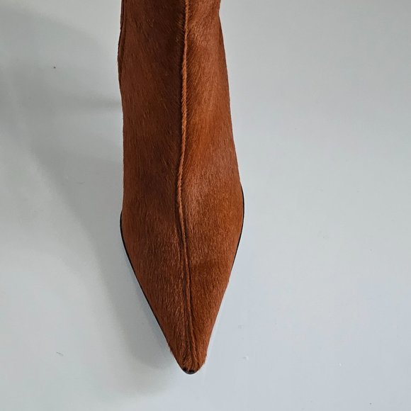 SERGIO ROSSI Pointy Pony Hair Boots -BRAND NEW! - Picture 13 of 16